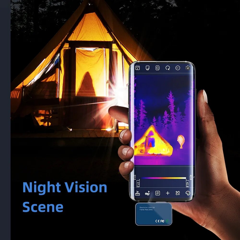TOOLTOP T7 256*192 Android Typ - Nf 521 Thermal Imaging Camera recension och pris