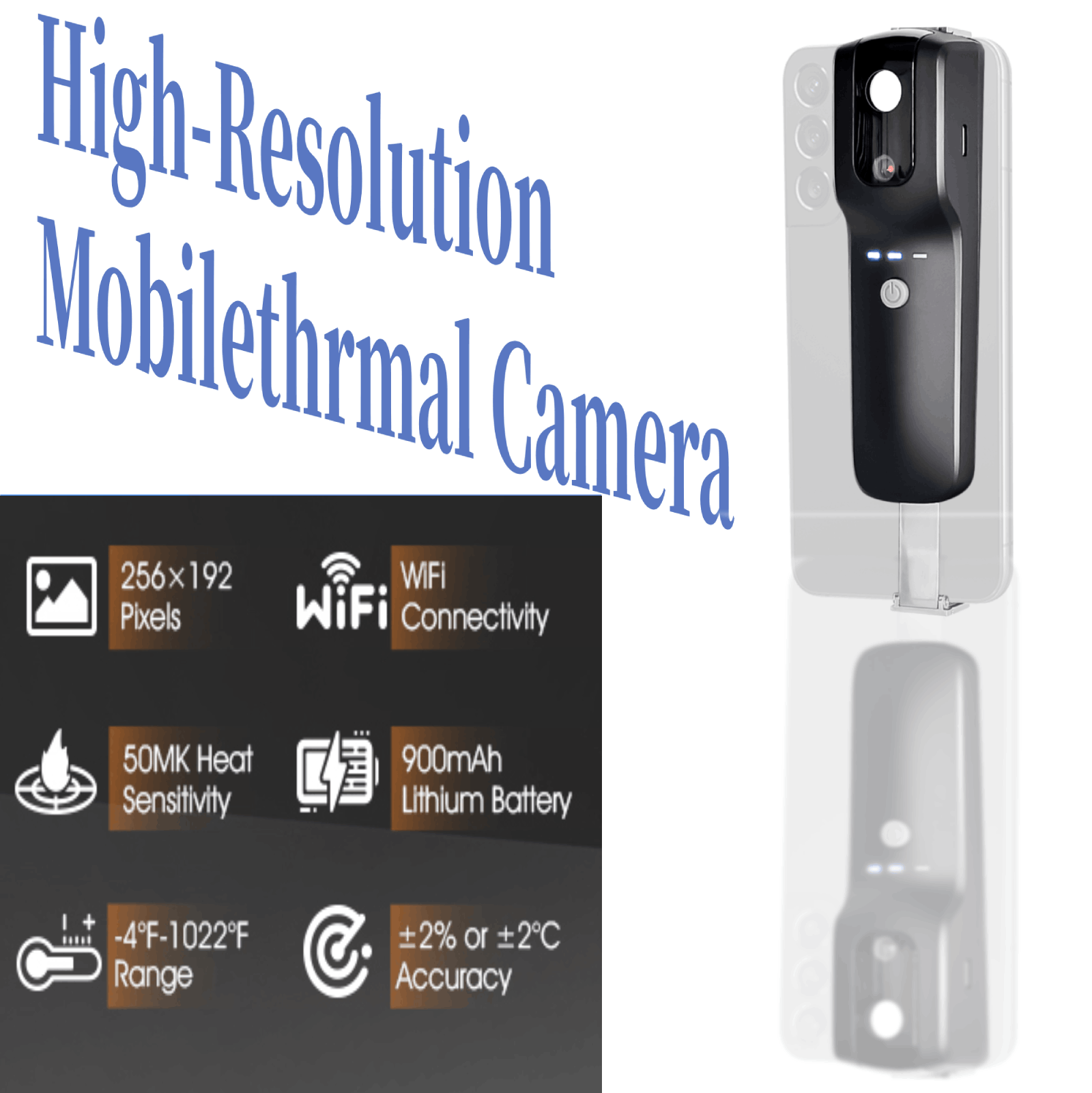 HP951A 256x192 WiFi Thermal Ca - Thermal Imaging Camera 256X192 recension och pris